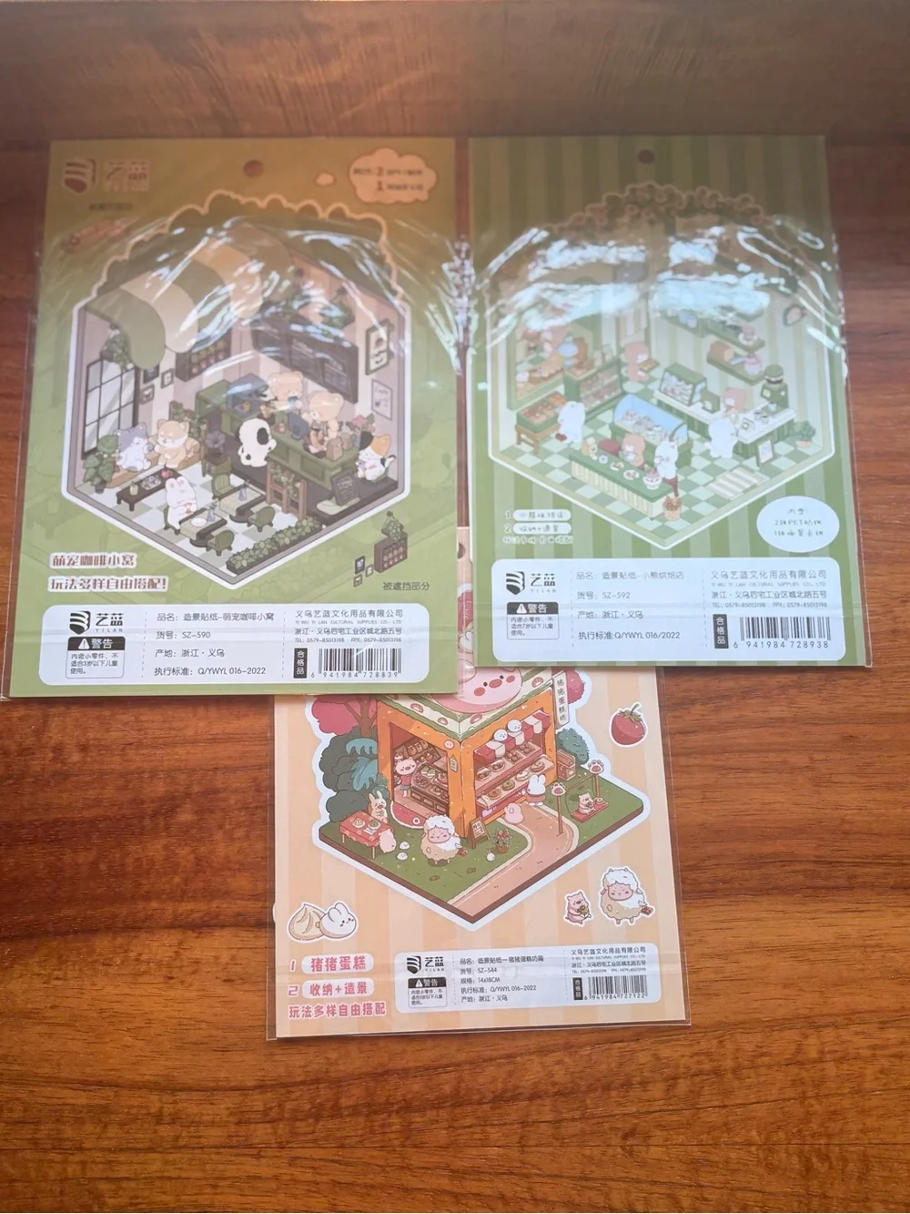 Miniature 3D sticker Activity for Kids and Adults That Improves Spatial Thinking